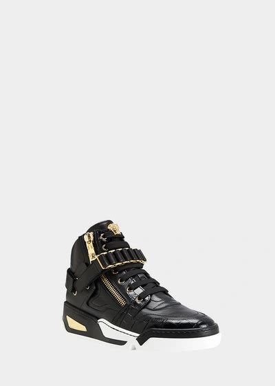 versace plagio adidas|versace zipped high top sneakers.